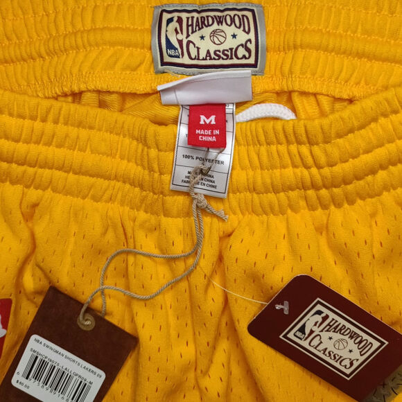 Mitchell & Ness 2009 Los Angeles Lakers Authentic NBA Swingman Shorts Medium NWT - Picture 3 of 5